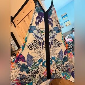 Vibrant Floral Print Dress